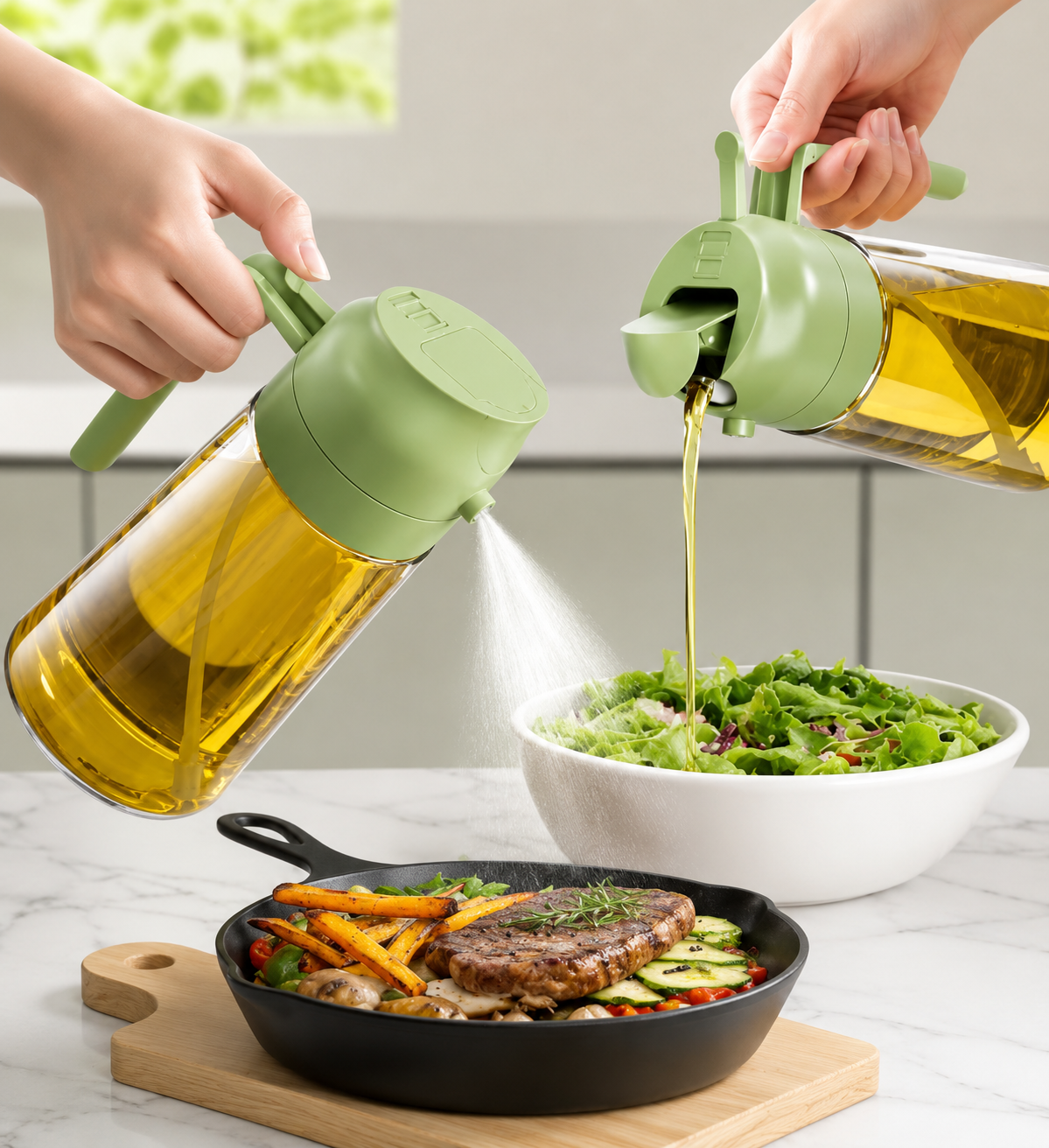 Aevrix™ | Premium Oil Sprayer Bottle