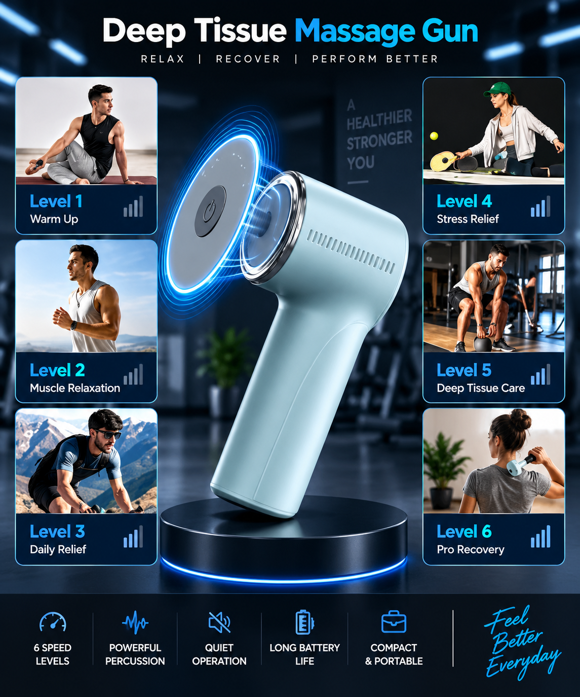 Aevrix™ | Portable Mini Massage Gun